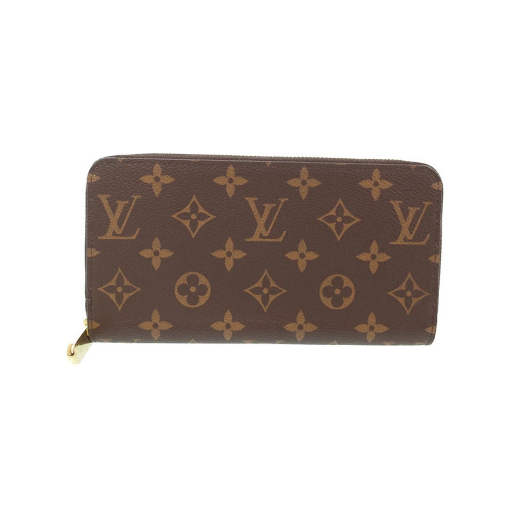 Louis Vuitton Monogram Zippy Wallet Round Zipper Long
